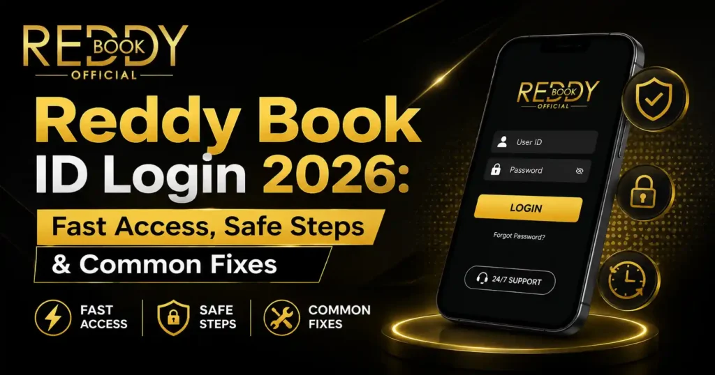 Reddy Book ID Login 2026: Fast Access, Safe Steps & Common Fixes