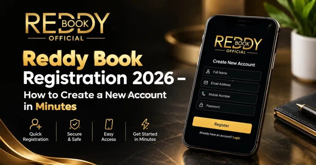 Reddy Book Registration 2026 – How to Create a New Account in Minutes