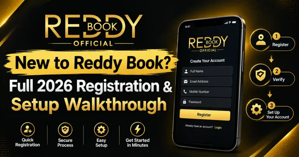 New to Reddy Book? Full 2026 Registration & Setup Walkthrough