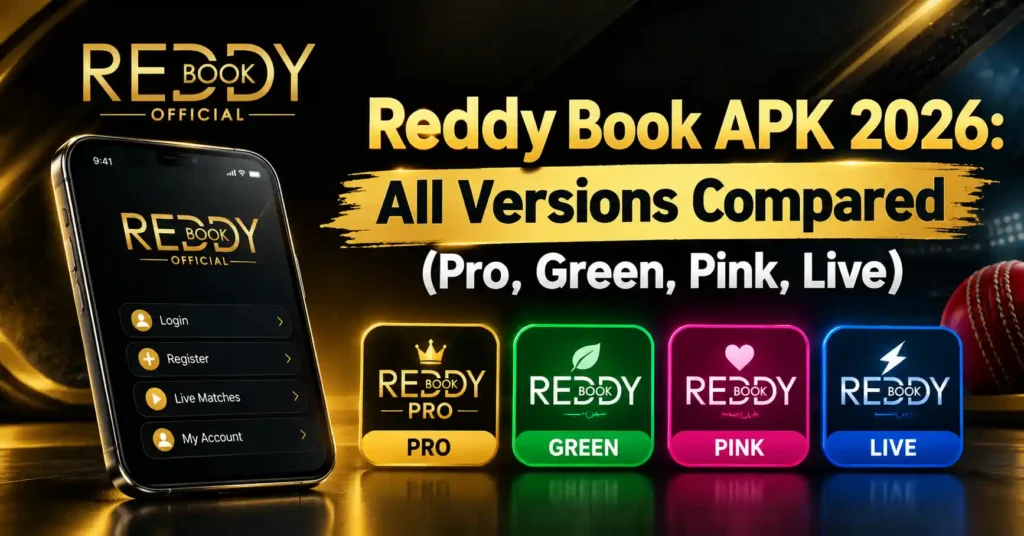 Reddy Book APK 2026: All Versions Compared (Pro, Green, Pink, Live)